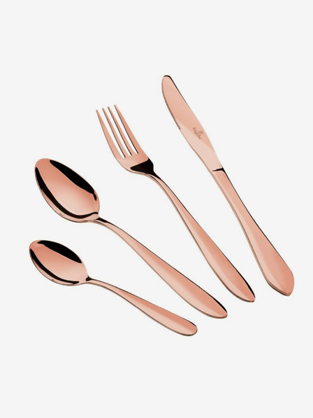 Berlingerhaus Súprava príborov 24 ks z nehrdzavejúcej ocele satén Rosegold Metallic Line BERLINGERHAUS
