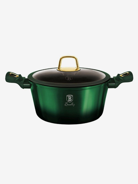 Berlingerhaus Kastról s pokrievkou a titánovým povrchom 20 cm Emerald Collection BERLINGERHAUS