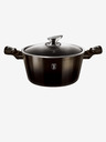 Berlingerhaus Kastról s mramorovým povrchom 20 cm Shiny Black Collection 2 pokrievky BERLINGERHAUS