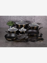 Berlingerhaus Kastról s mramorovým povrchom 20 cm Shiny Black Collection 2 pokrievky BERLINGERHAUS