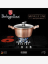 Berlingerhaus Kastról s mramorovým povrchom a pokrievkou 24 cm Rosegold Metallic Line BERLINGERHAUS