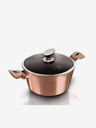 Berlingerhaus Kastról s mramorovým povrchom a pokrievkou 30 cm Rosegold Metallic Line BERLINGERHAUS