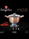 Berlingerhaus Kastról s mramorovým povrchom a pokrievkou 30 cm Rosegold Metallic Line BERLINGERHAUS