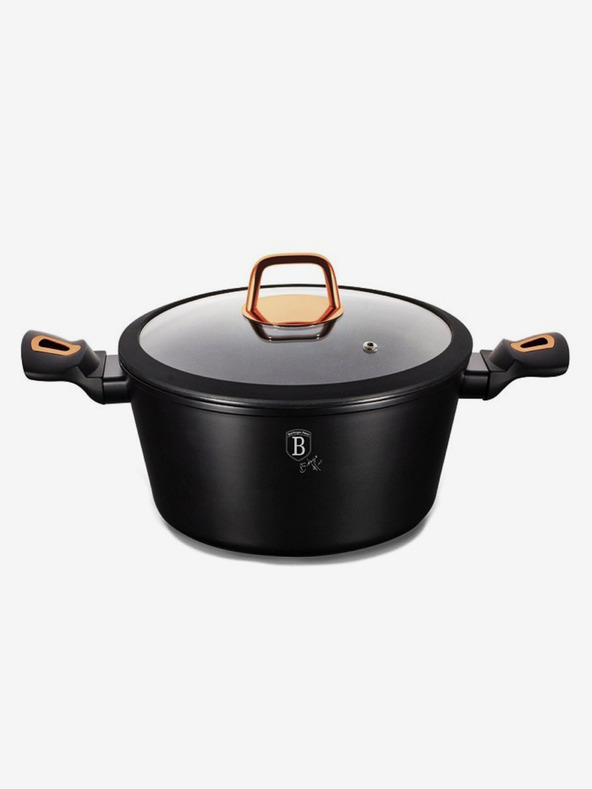 Berlingerhaus Panvica Wok s mramorovým povrchom BERLINGERHAUS Black Rose Collection (28 cm)