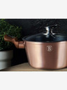 Berlingerhaus Kastról s mramorovým povrchom a pokrievkou 28 cm Rosegold Metallic Line BERLINGERHAUS