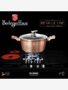 Berlingerhaus Kastról s mramorovým povrchom a pokrievkou 28 cm Rosegold Metallic Line BERLINGERHAUS