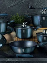 Berlingerhaus Súprava 13 kusov riadu Aquamarine Metallic Line BERLINGERHAUS s mramorovým povrchom