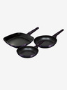 Berlingerhaus Panvica s titánovým povrchom sada 3 ks Purple Eclipse Collection gril BERLINGERHAUS