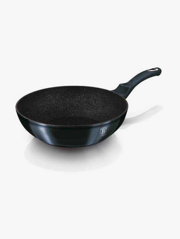 Berlingerhaus Panvica wok s mramorovým povrchom 28 cm BERLINGERHAUS Metallic Line Aquamarine Edition