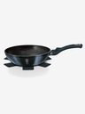 Berlingerhaus Panvica wok s mramorovým povrchom 28 cm BERLINGERHAUS Metallic Line Aquamarine Edition