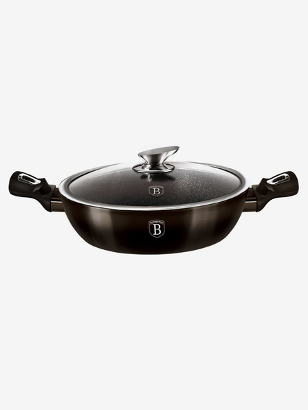 Berlingerhaus Hlboká panvica s pokrievkou 24 cm Shiny Black Collection BERLINGERHAUS