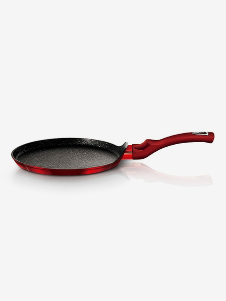 Berlingerhaus Panvica na palacinky s mramorovým povrchom BERLINGERHAUS Burgundy Metallic Line (25 cm)