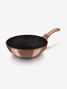 Berlingerhaus Panvica Wok s mramorovým povrchom BERLINGERHAUS Rosegold Metallic Line (28 cm)