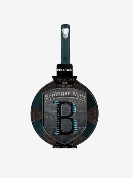 Berlingerhaus Panvica na palacinky s mramorovým povrchom 25 cm BERLINGERHAUS Metallic Line Aquamarine Edition