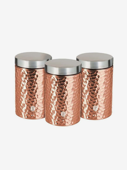 Berlingerhaus Sada 3 dóz na potraviny Primal Rosegold Metallic Line BERLINGERHAUS