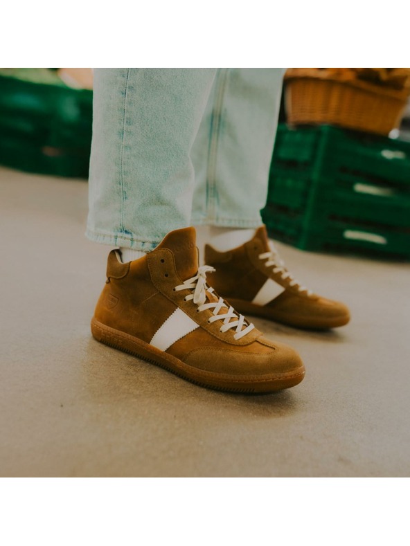 BOTAS *** Pánske kožené tenisky / botasky hnedé BOTAS