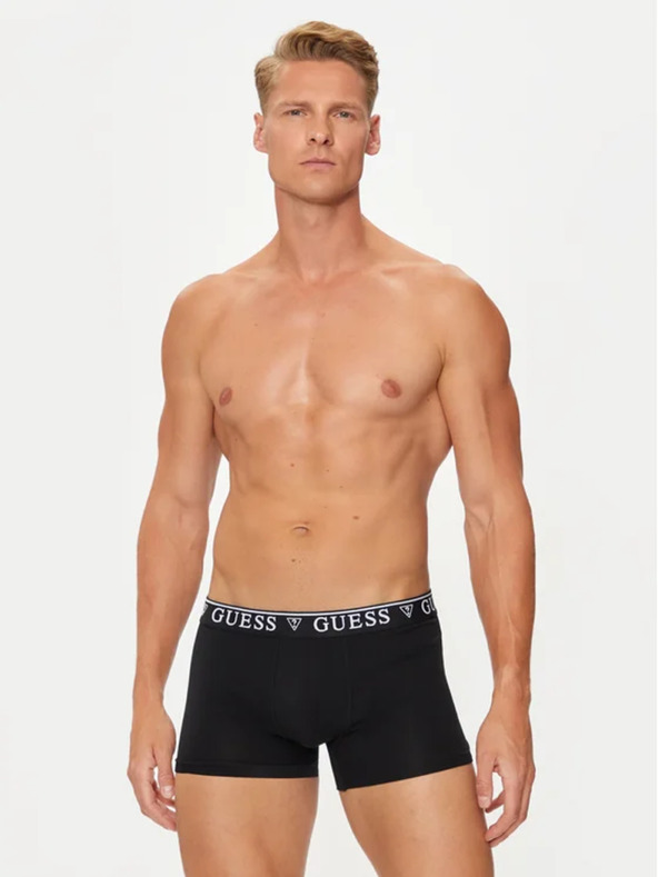 Guess Jeans Pánske čierne boxerky kcd31 Guess jeans