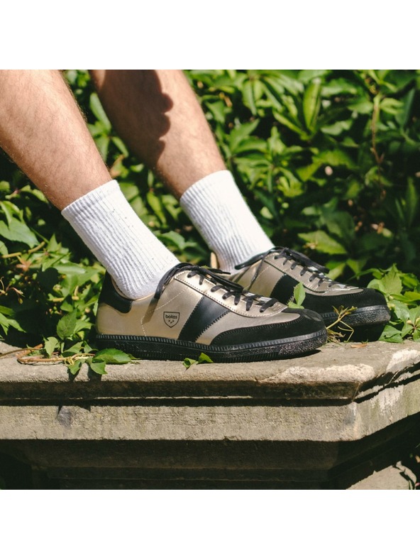 BOTAS *** Dámske kožené tenisky / topánky čierno-zlaté Botas Iconic Victory 76