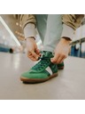 BOTAS *** Dámske kožené tenisky / topánky zelené Botas Iconic High Green
