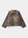 Sofie Schnoor Beige-brown women's jacket with leopard pattern Sofie Schnoor