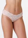 Wonderbra Krémové čipkované nohavičky Wonderbra GLAMOUR SHORTY
