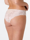 Wonderbra Krémové čipkované nohavičky Wonderbra GLAMOUR SHORTY