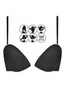 Wonderbra Čierna dámska viacúčelová push-up podprsenka Wonderbra MULTIWAY BRA