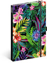 NOTIQUE NOTIQUE Notes Tropical, linajkované, 13 x 21 cm