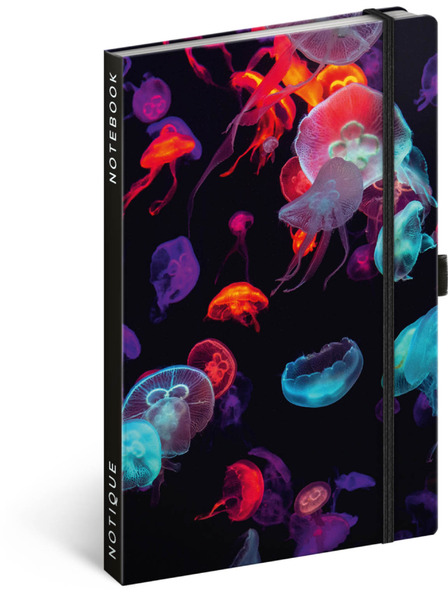 NOTIQUE NOTIQUE Poznámky Medúzy, linajkované, 13 x 21 cm BAAGL