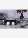 Berlingerhaus Panvica Wok s pokrievkou s mramorovým povrchom 30 cm Shiny Black Edition BERLINGERHAUS