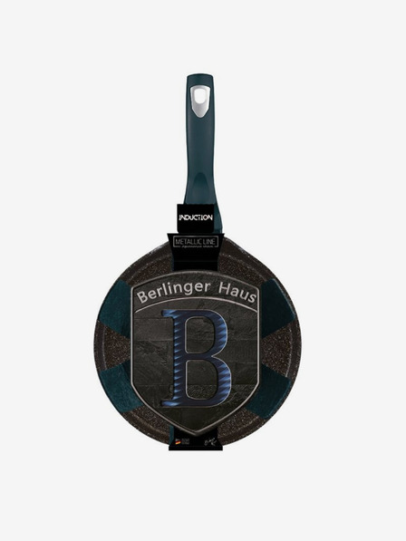 Berlingerhaus Panvica na palacinky s mramorovým povrchom 28 cm BERLINGERHAUS Metallic Line Aquamarine Edition