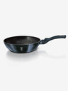 Berlingerhaus Wok panvica s mramorovým povrchom 30 cm BERLINGERHAUS Metallic Line Aquamarine Edition