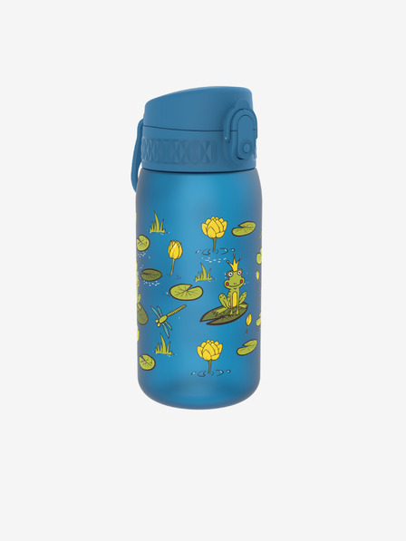 ION8 Žlto-modrá fľaša pre deti Ion8 One Touch Kids Frog Pond (400 ml)