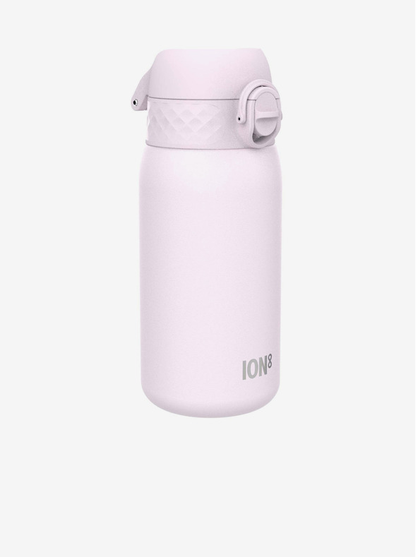 ION8 Svetlo fialová fľaša z nerezovej ocele Ion8 Leak Proof (400 ml)