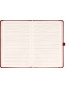 NOTIQUE NOTIQUE Notes Aprint Neo, bordová, s podšívkou, 15 x 21 cm