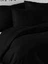 Kvalitex Saténové predĺžené posteľné obliečky LUXURY COLLECTION 140x220, 70x90cm čierne