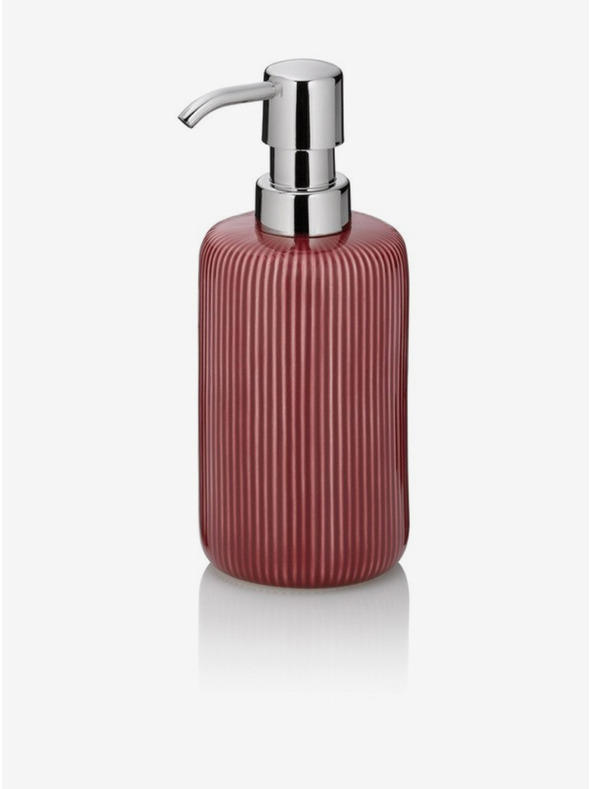 Kela Dávkovač mydla Ava keramika červená 350 ml KELA