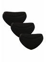 Pietro Filipi Set of three - women's panties Pietro Filipi black