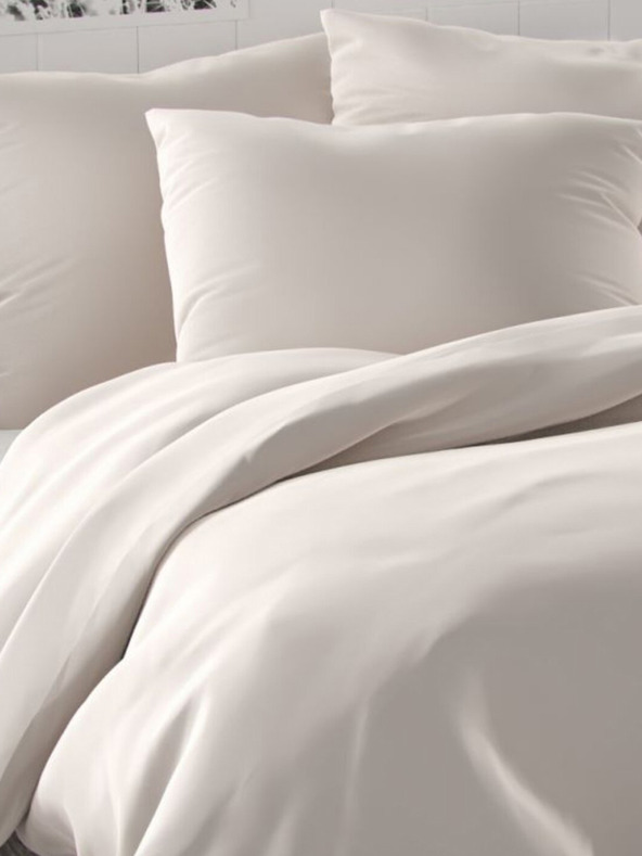 Kvalitex Saténové francúzske posteľné obliečky LUXURY COLLECTION 1+2, 240x200, 70x90cm biele