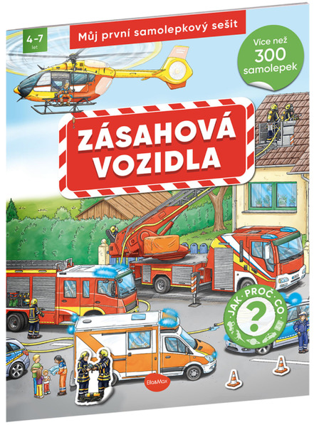 BAAGL  Moja prvá kniha samolepiek - ZÁVODNÉ VOZIDLÁ