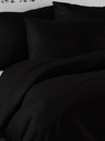 Kvalitex Saténová posteľná bielizeň LUXURY COLLECTION 140x200, 70x90cm čierna