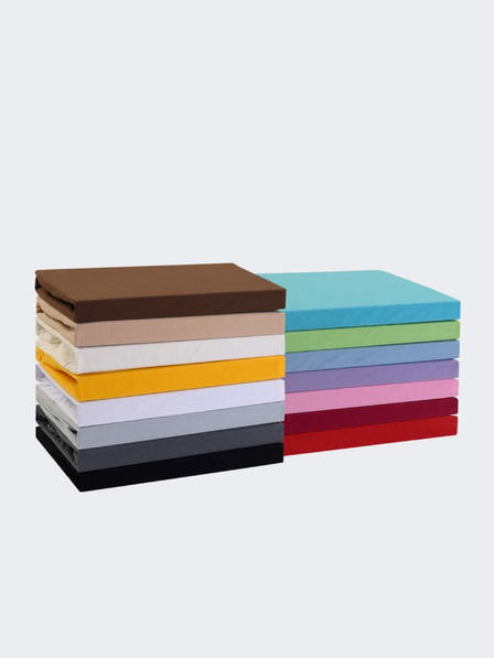 Kvalitex Jersey prestieradlo 160x200cm svetlosivé