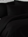 Kvalitex Saténové francúzske posteľné obliečky LUXURY COLLECTION 1+2, 200x200, 70x90cm čierne