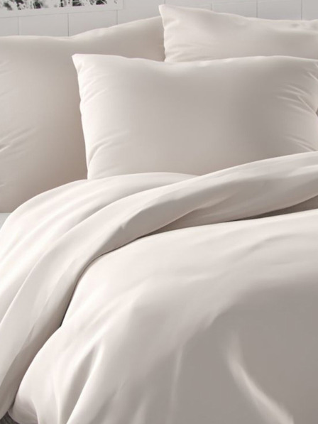 Kvalitex Saténová francúzska predĺžená posteľná bielizeň LUXURY COLLECTION 1+2, 240x220, 70x90cm biela