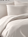 Kvalitex Saténová francúzska predĺžená posteľná bielizeň LUXURY COLLECTION 1+2, 240x220, 70x90cm biela