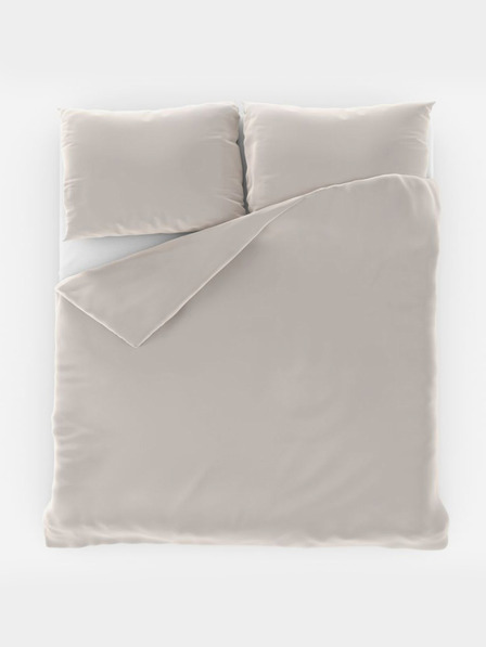 Kvalitex Saténové predĺžené posteľné obliečky LUXURY COLLECTION 140x220, 70x90cm biele