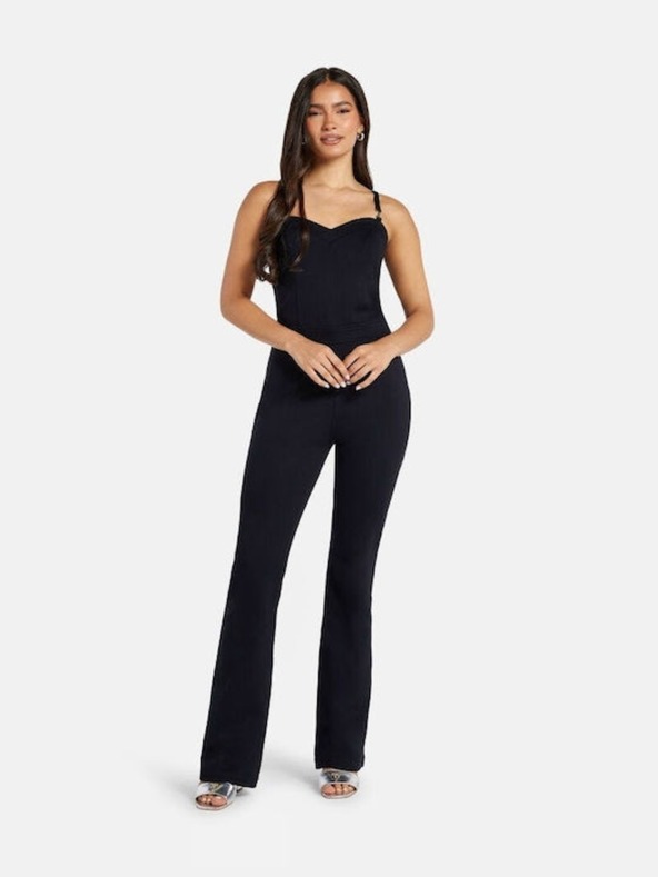 Guess Jeans Dámsky čierny jednodielny overal Dorotea Guess jeans