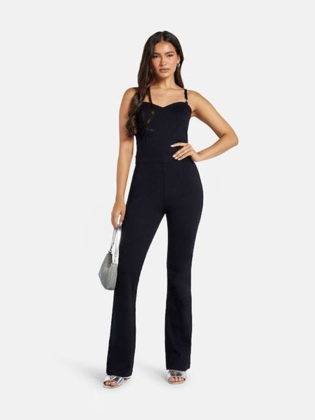 Guess Jeans Dámsky čierny jednodielny overal Dorotea Guess jeans