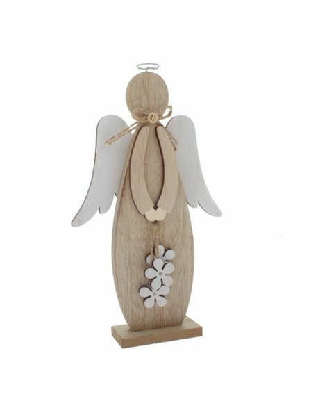 Casa de Engel Drevený anjel 26cm - prírodný, 6/36