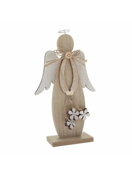 Casa de Engel Drevený anjel 15cm - prírodný, 12/144